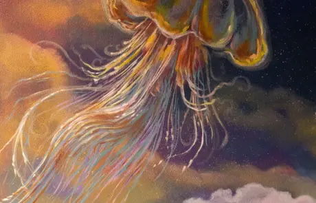 Painting of a jellyfish