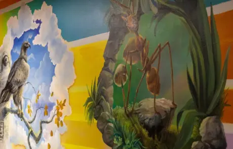 Mural of an ant